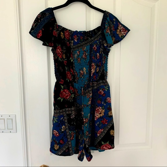 Monteau Pants - Monteau Floral Romper dress